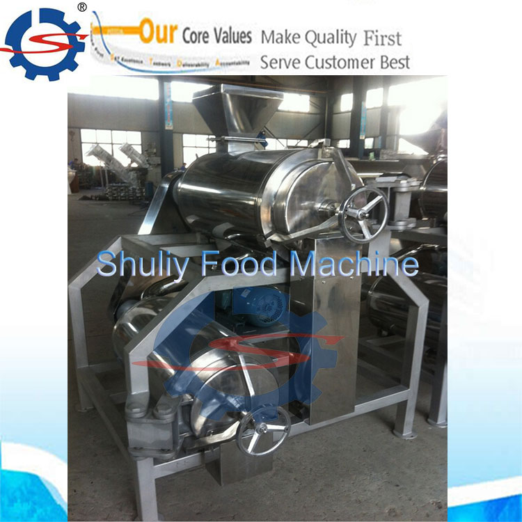 double chambers pulper machine for fruit and vegetable